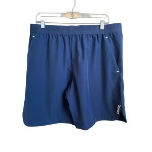UNRL Navy Blue Athletic Shorts Mens Size XL Quick Dry Performance